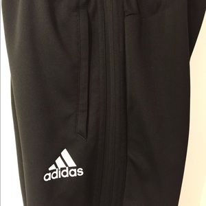 Men’s All Black Adidas Track Pants Size XS